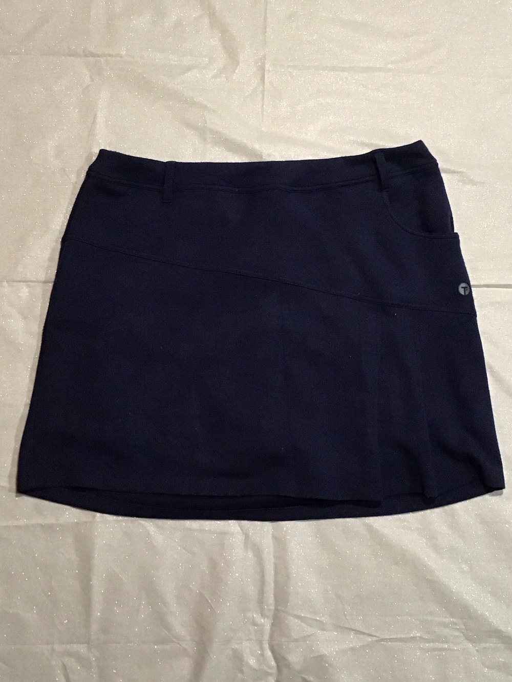 Tribal Navy Mini Skirt - Clean A-Line Style
